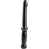 Doc Johnson - dildo anal à poignée - silicone noir