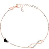 Brilio Argent - Beau bracelet en bronze BRC36R