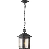 QUOIZEL Suspension d'extérieur noire E27 60 W Cedar Point