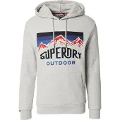 Superdry Mountain Relaxed Fit Hoodie Gris L Homme