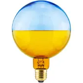 Segula Source lumineuse or et bleu Illusion 5W - E27 - 240lm - 1900K - Ø 12,5cm