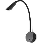 Faro Lampe de lecture murale LED BOKEN noire