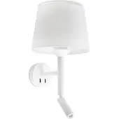 Faro SAVOY Applique murale intérieure avec lecteur blanc 20302-92