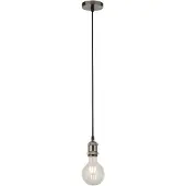 Searchlight Lampe suspendue Suspi nickel avec du noir