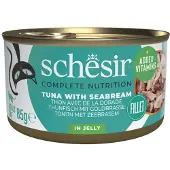 Schesir thon avec dorade (gelée) pâtée pour chat (boîte)