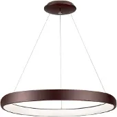 Nova Luce Suspension design Albi marron café Ø 61cm