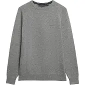 Superdry Wool Blend Sweater Gris S Homme