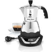 Bialetti Cafetière électrique Moka Timer 6 cups