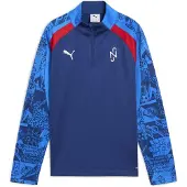 Puma Sweat-shirt Neymar Jr Playmaker à demi-fermeture éclair, bleu, 13-14 ans, garçon, bleu, 13-14 ans
