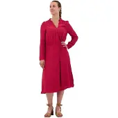Pepe Jeans Catherine Long Sleeve Dress Rouge S Femme