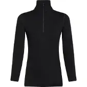 Icebreaker Merino 260 Tech Long Sleeve Base Layer Noir L Femme