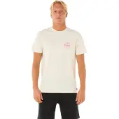 Rip Curl Staple Short Sleeve T-shirt Beige S Homme