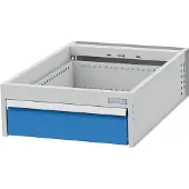 Bedrunka & hirth Tiroir suspendu L541xP736xH208mm bleu clair Extension totale pour établi