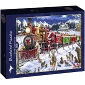 Bluebird Puzzle Jeu de piste de Noël Santa Express Usa - 500 pièces Noël