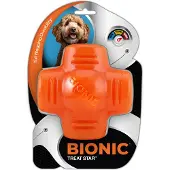 Bionic Treat Star Dog Teether Orange