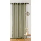 Linder Solingen Voilages ETAMINE GIVREE - Kaki - 145x240 cm