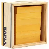 Kapla C40J 40 QUADRATE, plaquettes en bois jaune