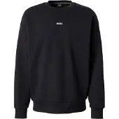 BOSS Sweat-shirt 'Stenson' noir / blanc
