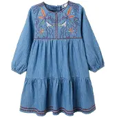 Zippy 3107515901 Long Sleeve Dress Bleu 9-10 Years Fille