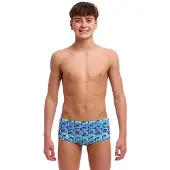 Funky Trunks Sidewinder Swimming Boxer Bleu 10 Years Garçon