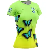 Otso Butterfly Short Sleeve T-shirt Jaune XS Femme