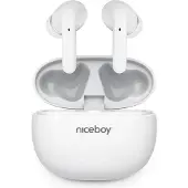 Niceboy HIVE Pins 3 ANC White Wireless In Ear Headphones (casque intra-auriculaire sans fil)