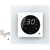 Livolo Thermostat avec contrôle de zone blanc | Avec moteur solaire filaire