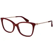 Max mara Lunettes de Vue MM5079 54/17/140 Shiny red Acetate WOMAN MM5079