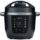 Instant Multicuiseur Pro Max, 1200 W, 5,7 l, étanche, avec contrôle Wi-Fi, 3 niveaux de pression, cuve intérieure en acier inoxydable avec poignées, noir