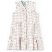 Boboli 208088 Sleeveless Dress Beige 18 Months Fille