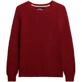 Superdry W6110672a Relaxed Fit Sweater Rouge L Femme