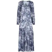 GUESS Robe BREANNA LONG femmes - Bleu - EU S