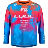 Cube Actionteam Long Sleeve Enduro Jersey Bleu M Enfants