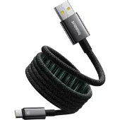 Baseus Tungsten Câble de charge magnétique USB/USB-C 1m 100W Noir