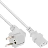 InLine 4043718115396 Blanc 1,8 m CEE7/7 IEC C13