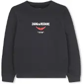Zadig & Voltaire X60465 Sweatshirt Gris 10 Years Enfants