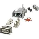 Phoenix Contact Connecteur Sub-D Male 9 Cts Ip67 Cem, Câble + prise électronique, Gris