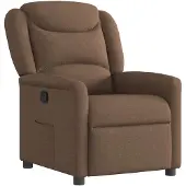 vidaXL Fauteuil relax brun Tissu