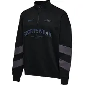 Hummel Hmloversized Halfzip Sw - noir/ébène, taille : XS
