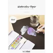 Creativ Company Papier aquarelle A4 230gr. - Noir 15pcs.