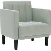 vidaXL Fauteuil avec accoudoirs gris clair 53 cm velours