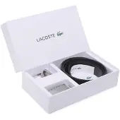 Lacoste Ceinture Elegance Homme Noir/Marron