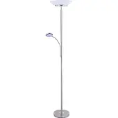 Globo Deckenfluter Nickel Matt, 1xled