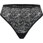 Erlich Textil String 'Iconic Lace' noir chiné
