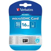 Verbatim Micro SDHC 16Go, 16384 MB, Micro Secure Digital High-Capacity (MicroSDHC), 10 MB/s