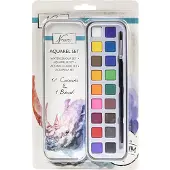 Nassau Set de peinture aquarelle , 18 couleurs