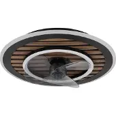 Globo Lighting Trevino, Ventilateur, Noir