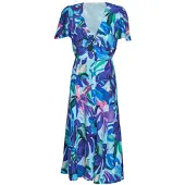 Derhy Robe PRUNE ROBE femmes - Bleu - EU M
