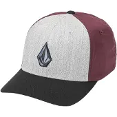 Volcom Full Stone Hthr Flexfit Cap Gris S-M