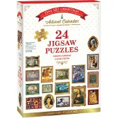 Eurographics Puzzle Calendrier de l'Avent Masterpieces, 24 x 50 pièces, 8924-6042